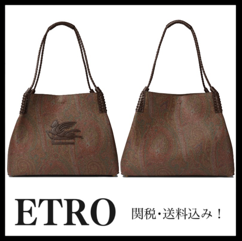 ＊ETRO＊ペイズリー リブラ トートバッグ ミディアム 関税送料込