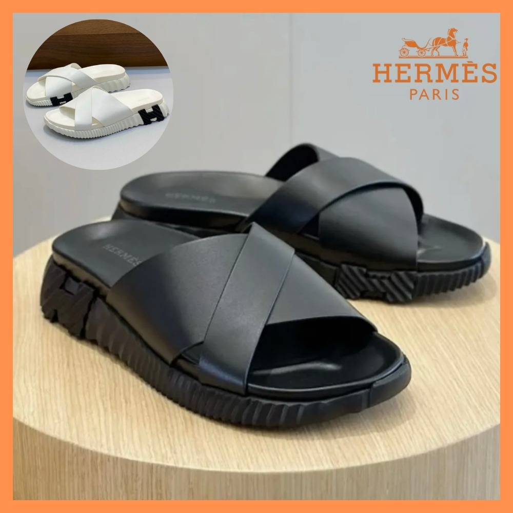 【シンプルなデザイン★】HERMES インフラ サンダル