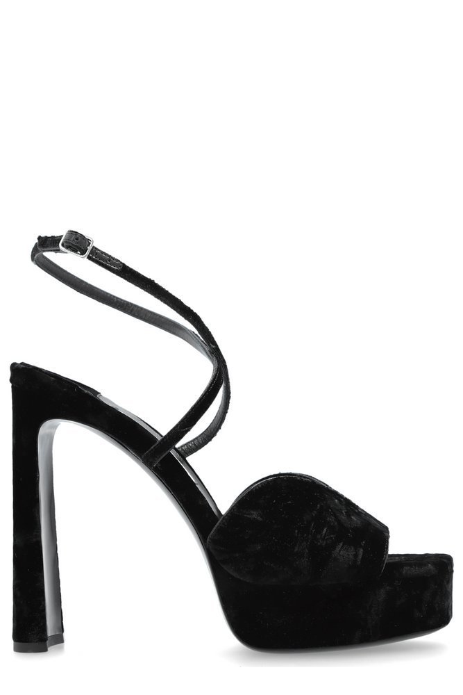 JIMMY CHOO カルリハックルサンタル KARLIPF125RDV BLACK