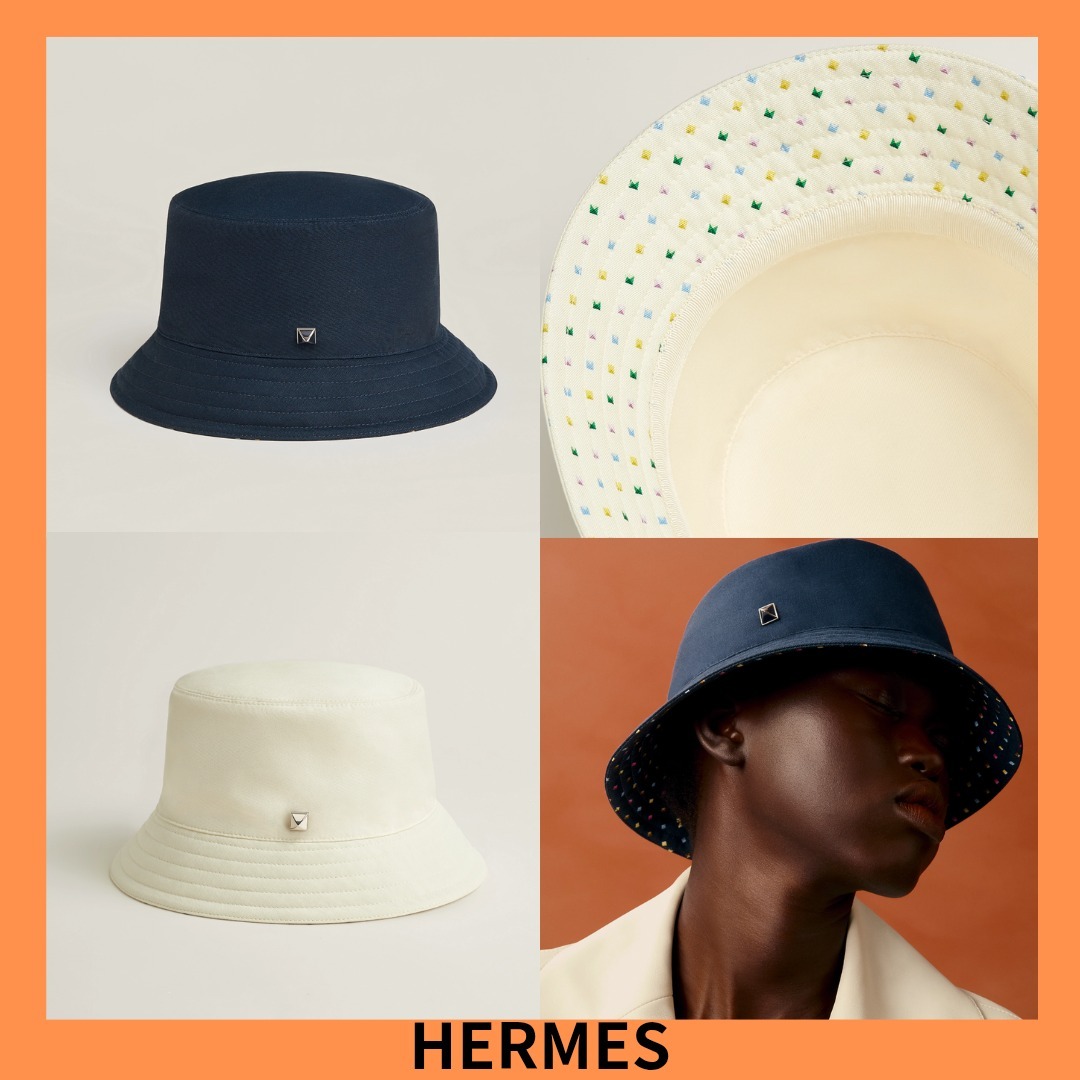 【HERMES】ハット 《ハーパー・ドット》 メドール