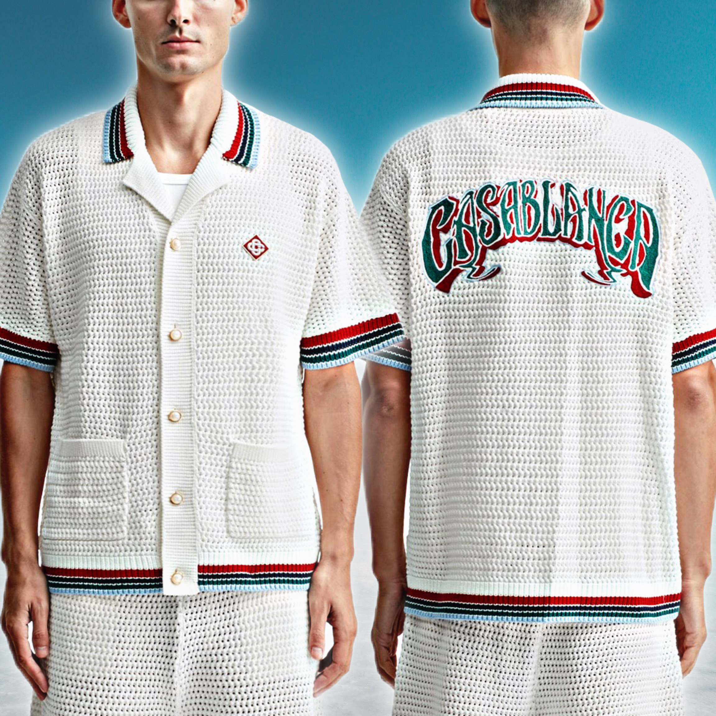 Casablanca Logo Shirts★カサブランカ ロゴ シャツ