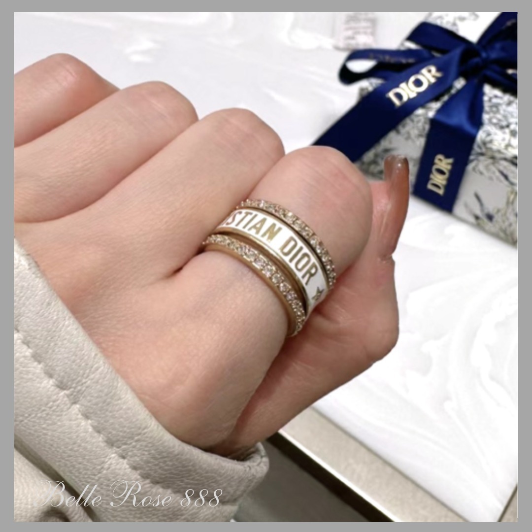 【DIOR】ディオール Dior Code ３連 リングセット