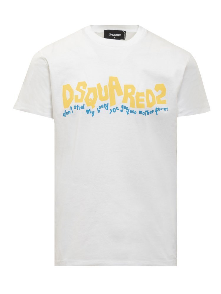 Dsquared2 D2 ウェヒンクロコクルネックTシャツ 【関税込】
