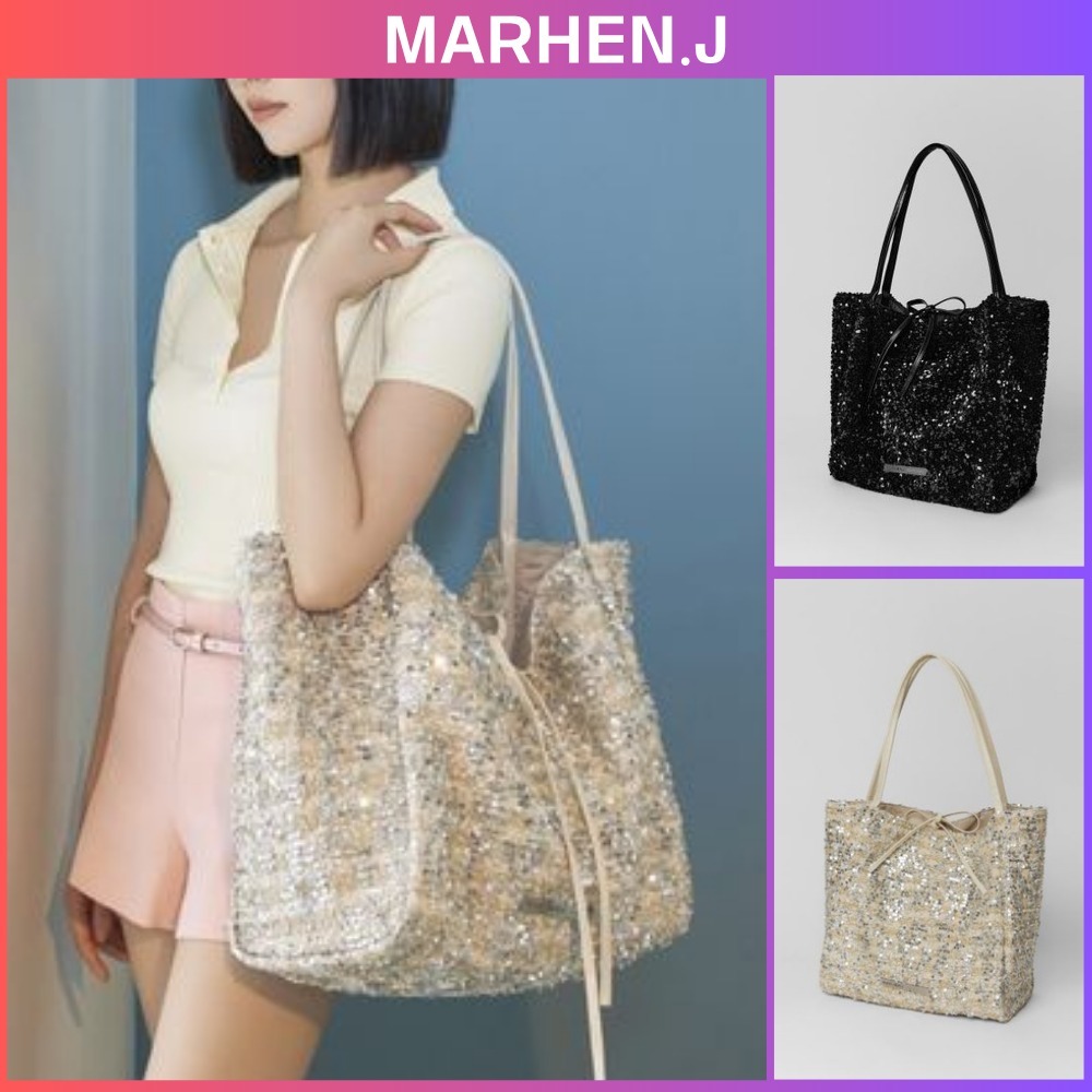 【MARHEN.J】★韓国大人気★Twinkle sequin big shoulder bag
