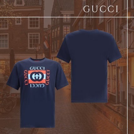 【GUCCI】Tシャツ ネイビー