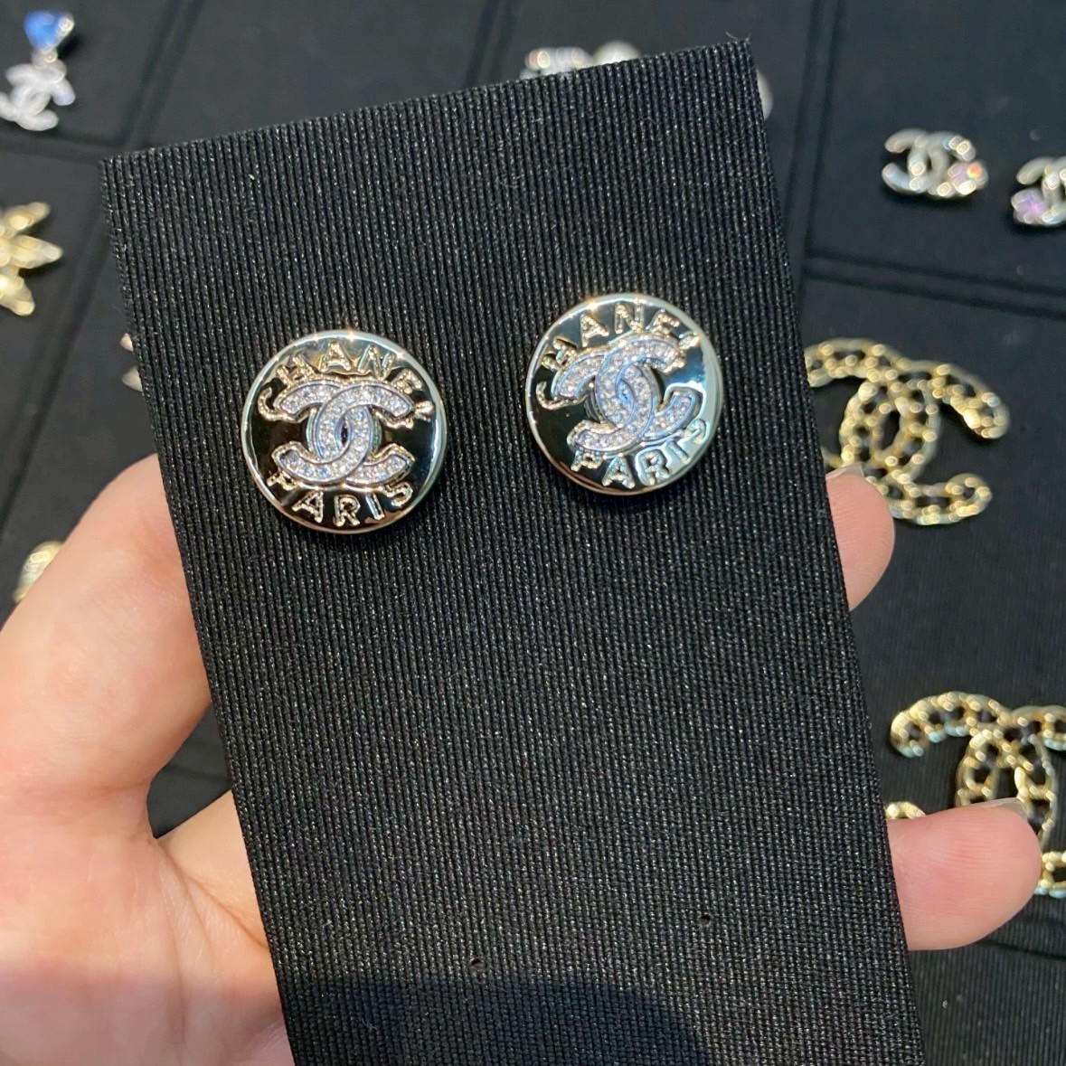 【上品に輝く♡】CHANEL《ピアス》