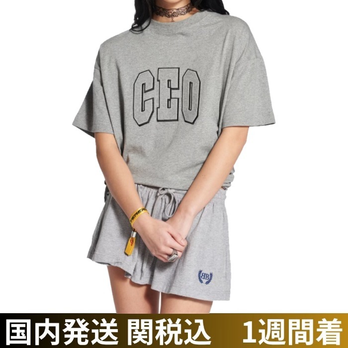 BALENCIAGA/バレンシアガ CEO チームロゴ ボックスTシャツ