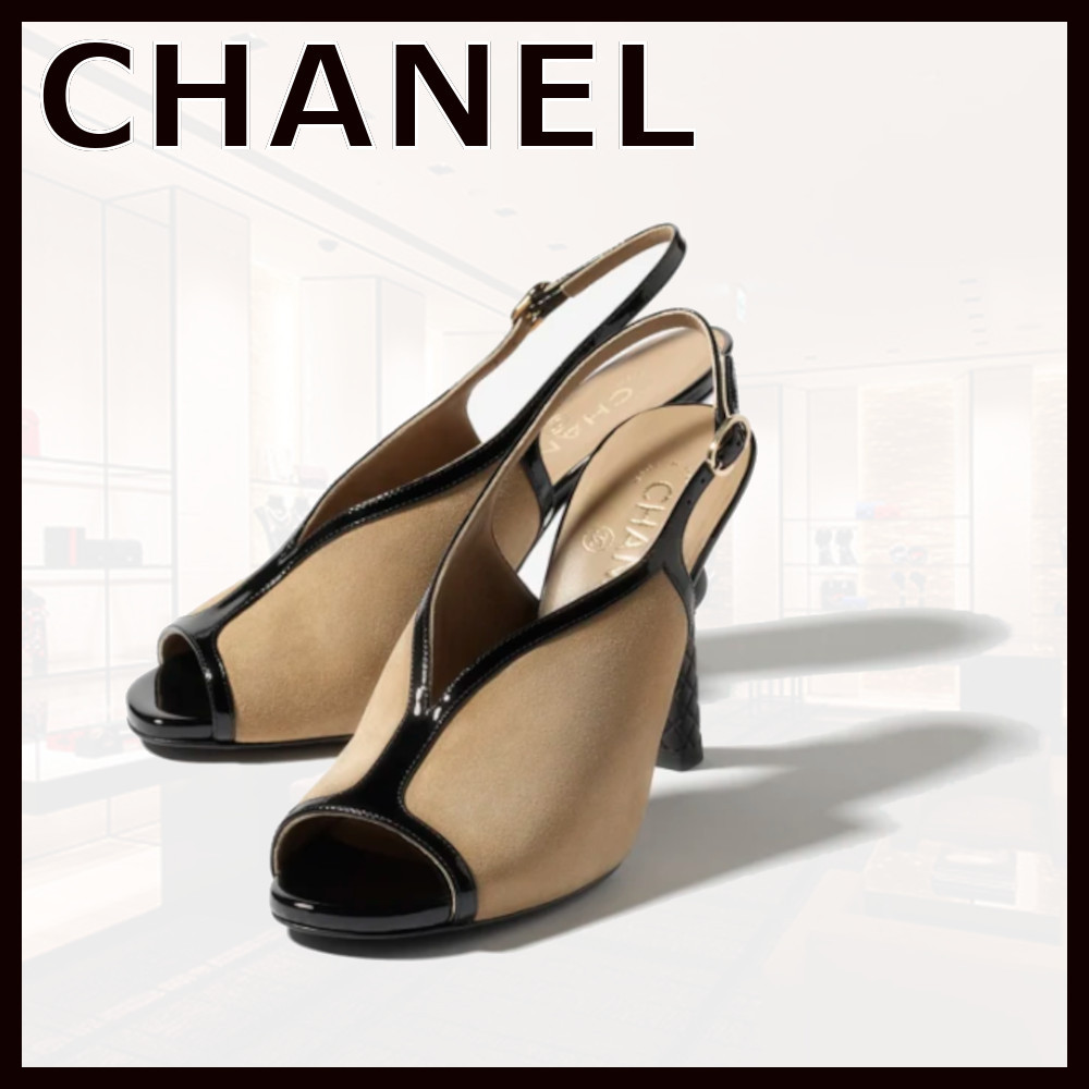 【スタイルアップ♪】CHANEL シャネル サンダル ヒール