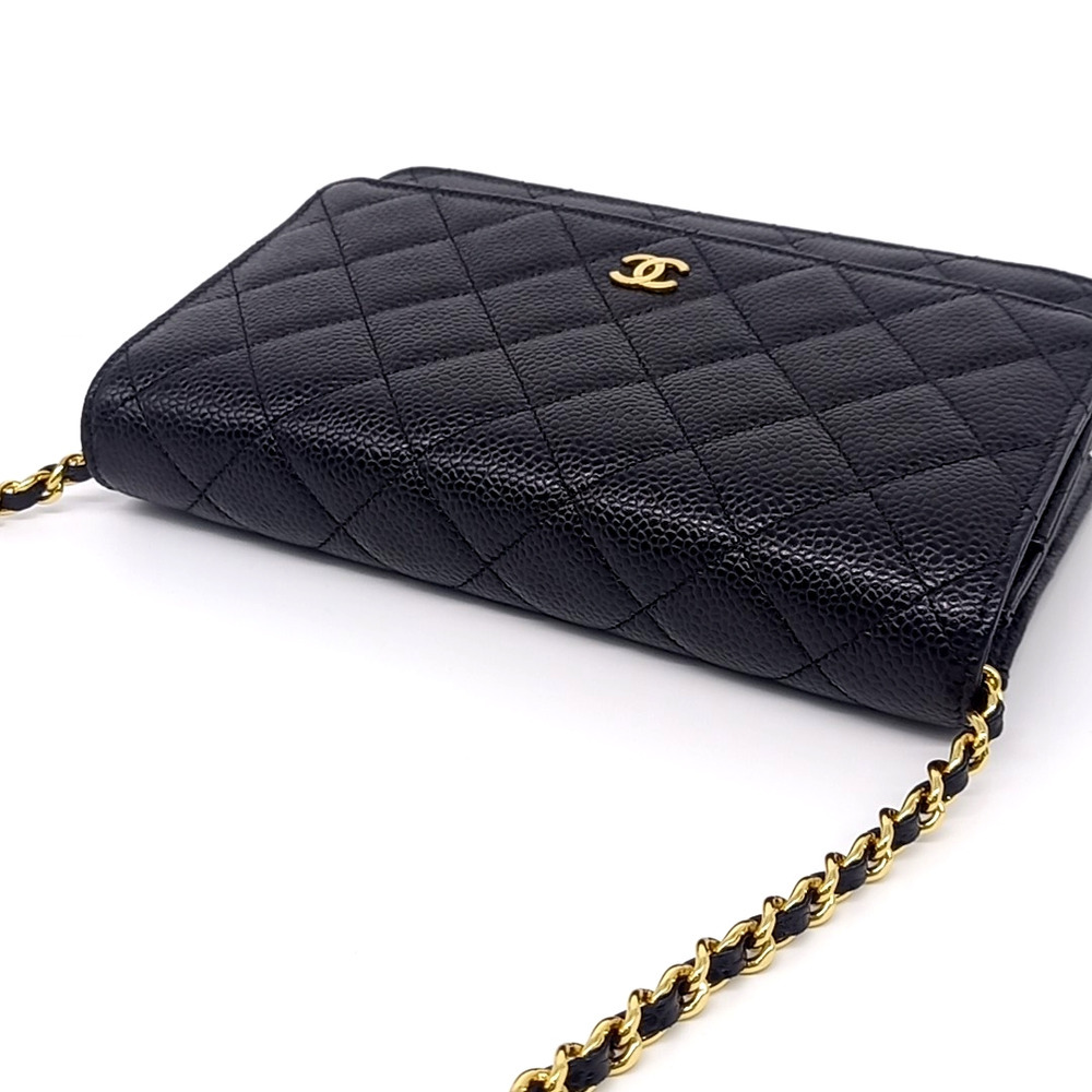 《CHANEL》キャビア WOC クロスバッグ 中古