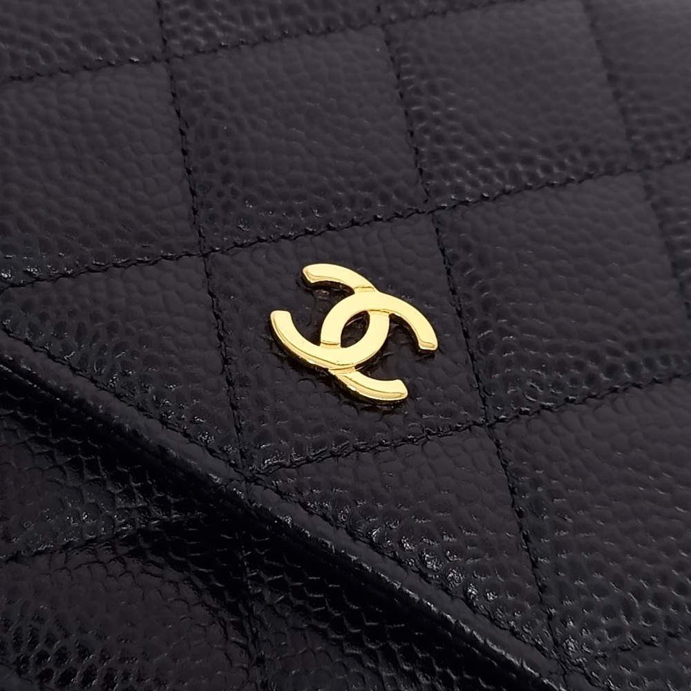 《CHANEL》キャビア WOC クロスバッグ 中古