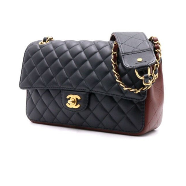 《CHANEL》フラップ ゴールドチェーン ショルダー 中古