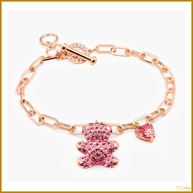 SWAROVSKI/正規品・関税・配送込/ テディ ベア ブレスレット
