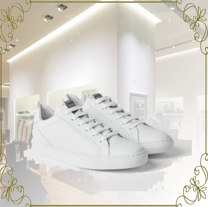 【★カジュアル★】Brunello Cucinelli ☆ カーフ スニーカー