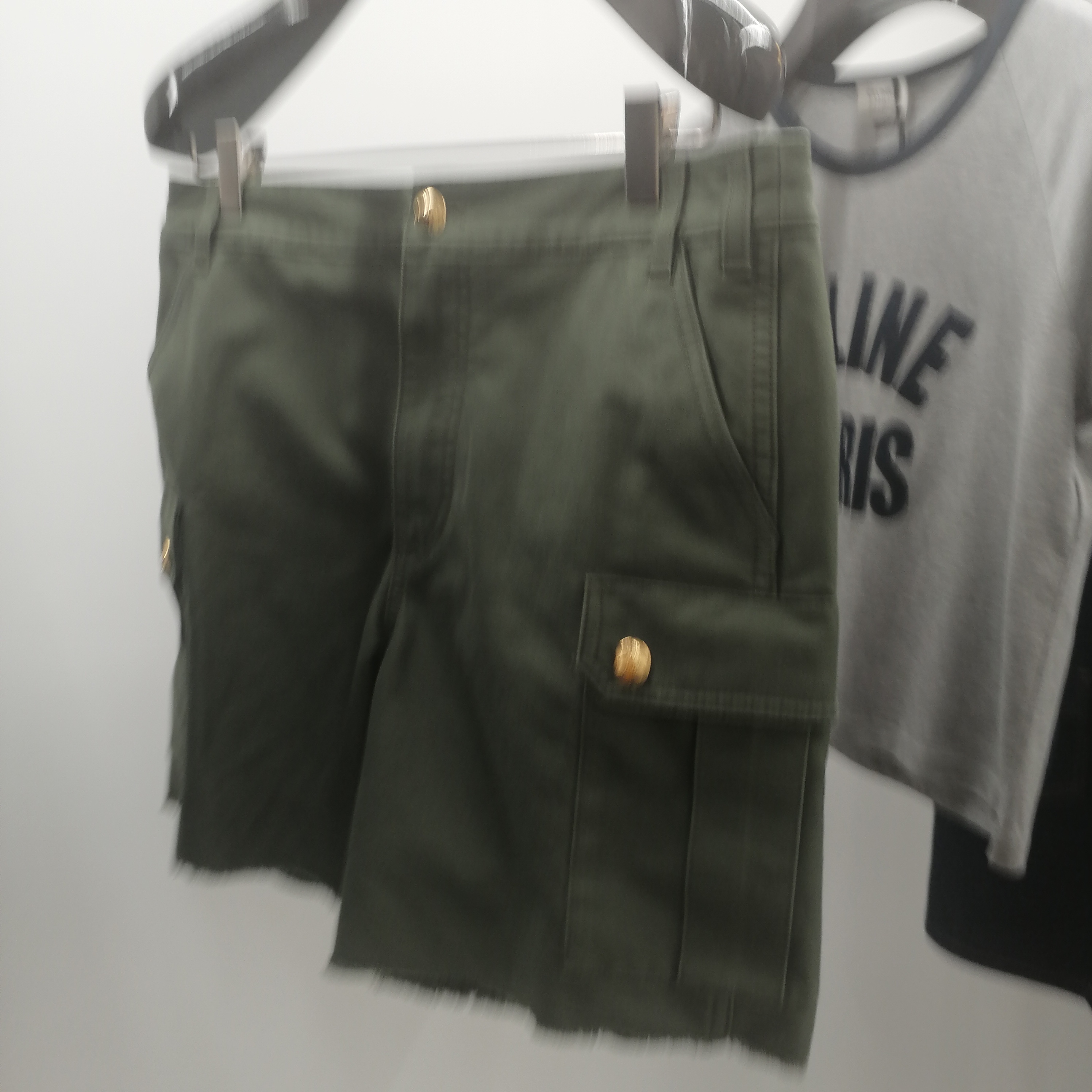 CELINE セリーヌ ショートパンツ カーキ