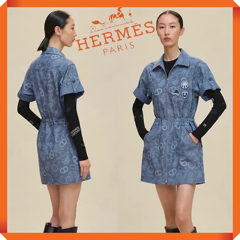 一瞬でお洒落さんに変身☆HERMES★ワンピース