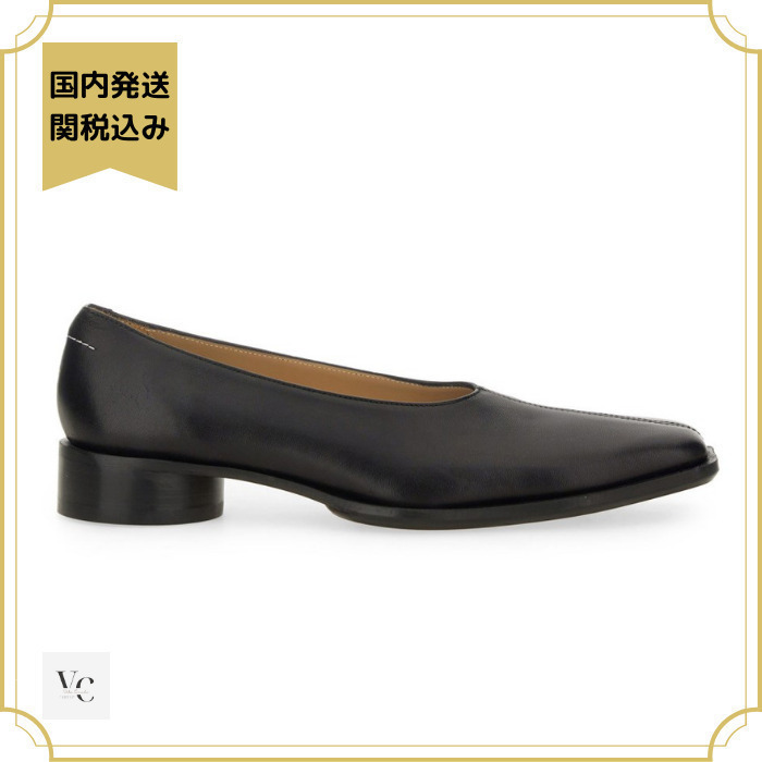 MM6 MAISON MARGIELA LEATHER BALLERINA レザー パンプス