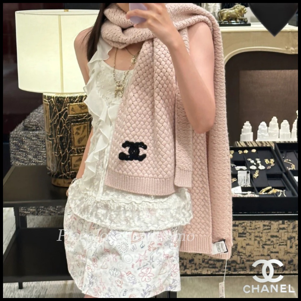 【4色◎上品さ溢れるCCレース♡】シャネル★ストール