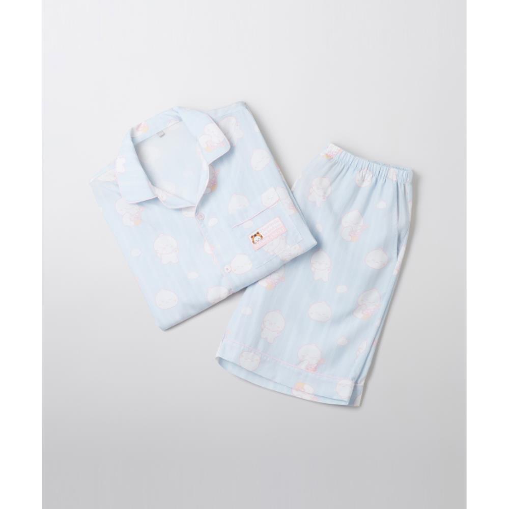 ★ SPAO★ Monmungchi X Short Sleeve Pajamas LIGHT BLUE SPPP