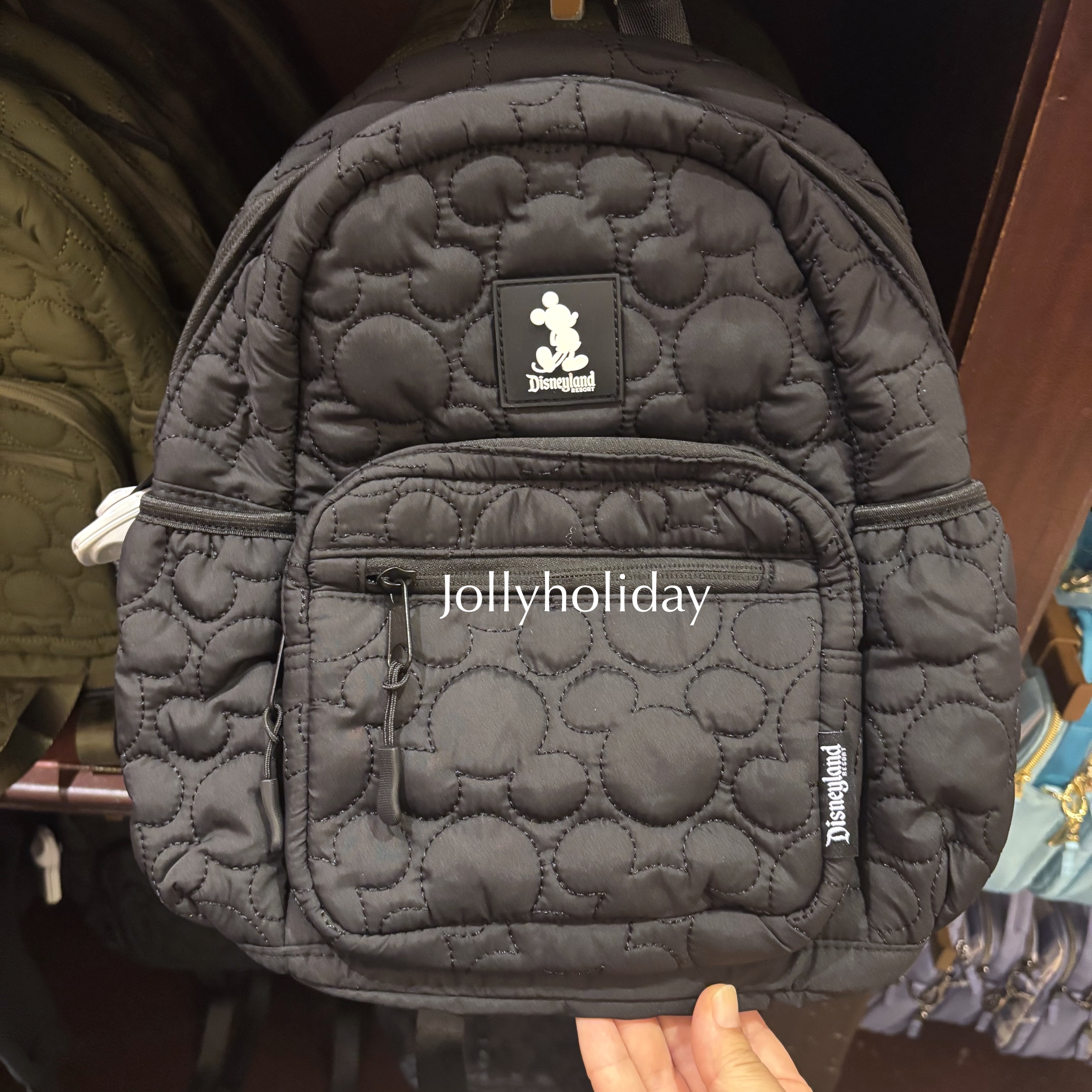 ☆Disneyland限定☆カチューシャ収納バックパック ミッキー黒