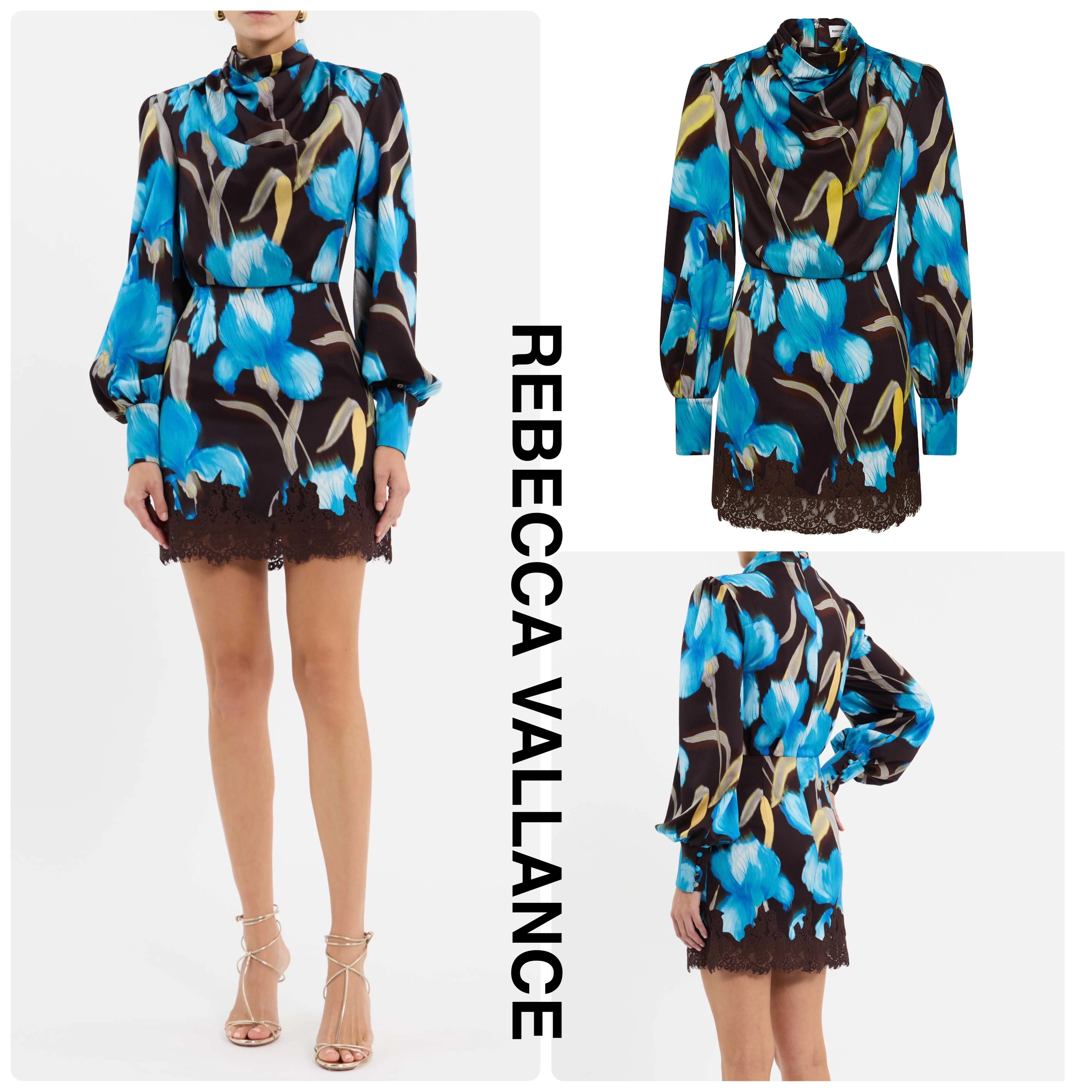 【REBECCA VALLANCE】INGRID MINI DRESS★レトロエレガンス!!