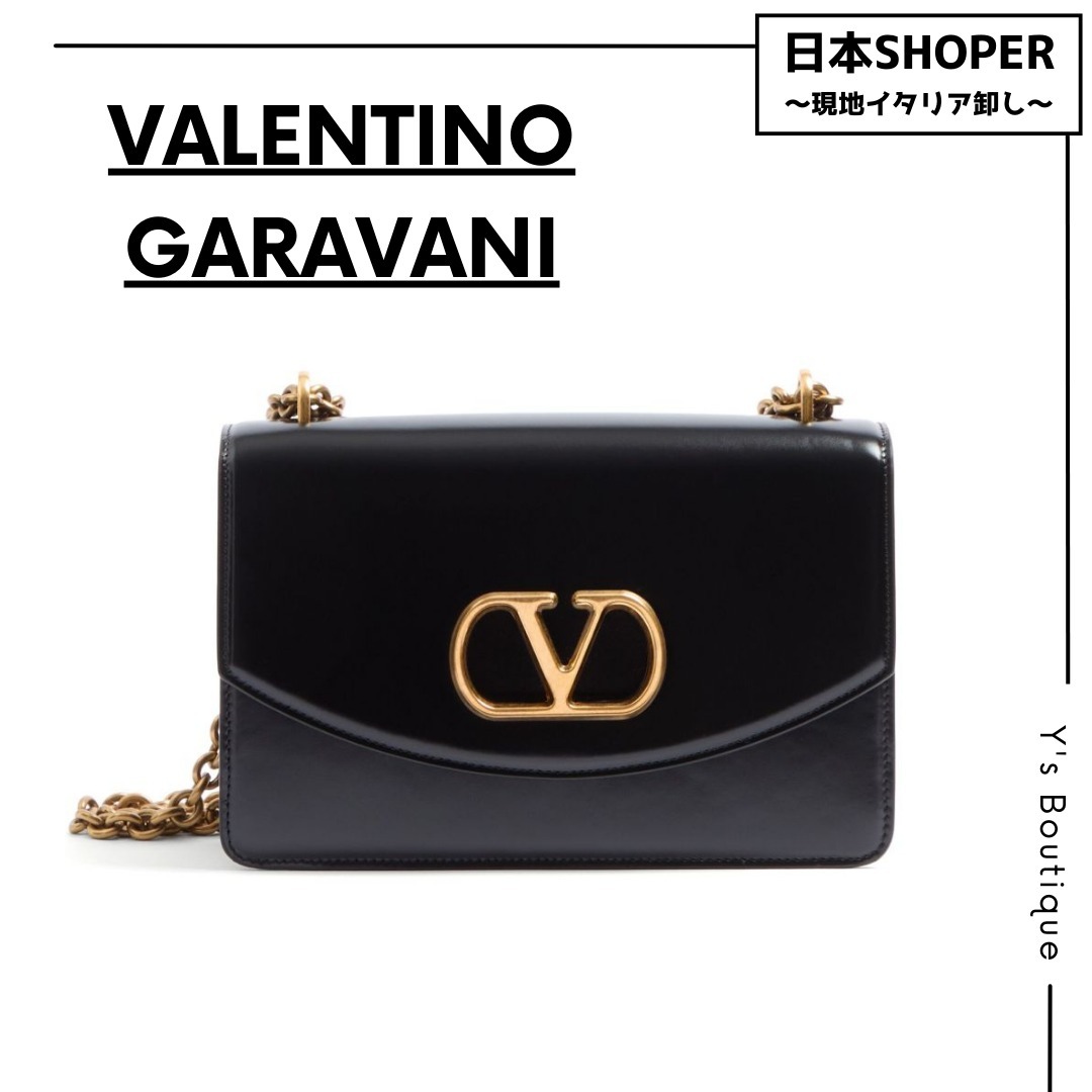 【VALENTINO GARAVANI】Vロゴ チェーンショルダーバッグ