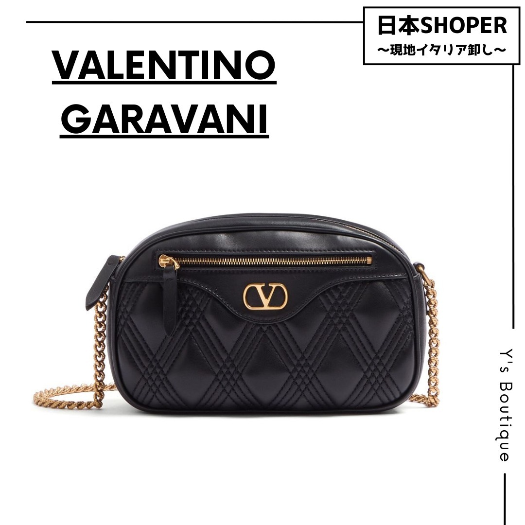 【VALENTINO GARAVANI】Vロゴ キルティング ショルダーバック