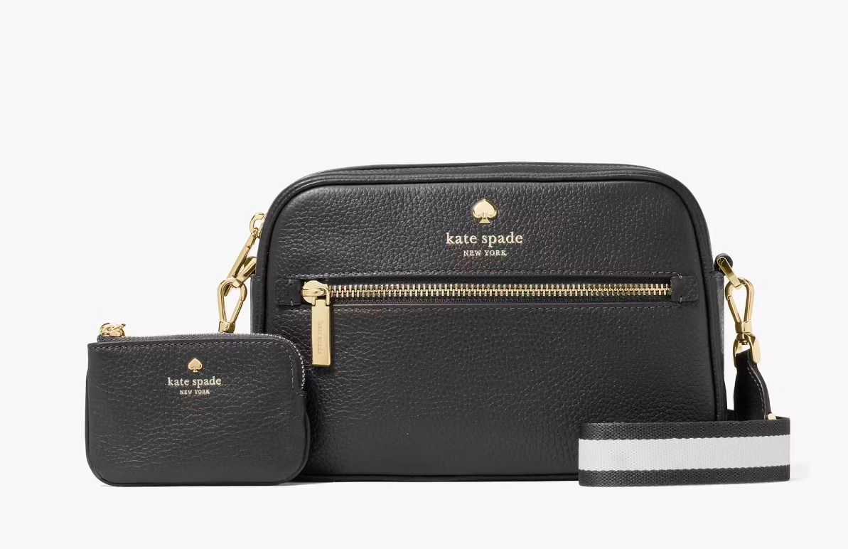 KATE SPADE エマ ペブルドレザー スモールカメラバッグ