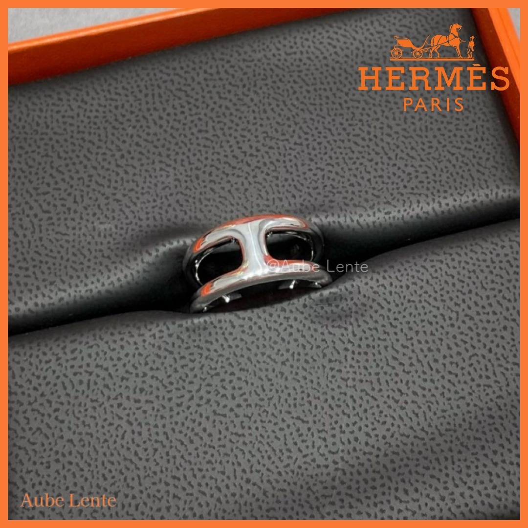 洗練の煌めき☆【HERMES】Osmose リング 小さめモデル
