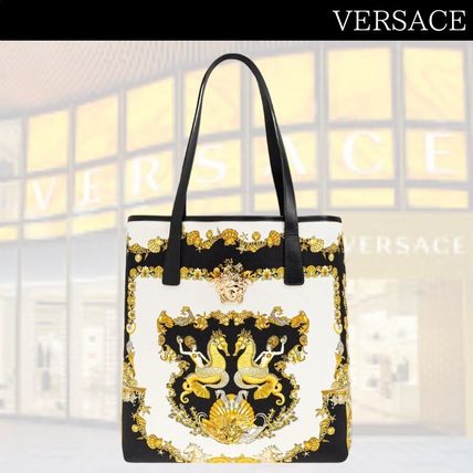 VERSACE★メデューサキャンバストートバッグ★今だけこの価格！ 国内発/関税/送料込】VERSACE ◇ メデューサ トートバッグ
