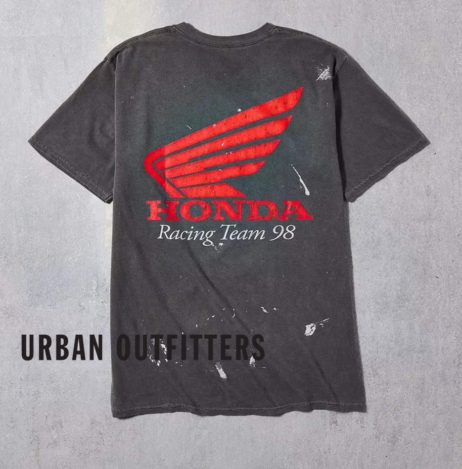 ★米国発*UrbanOutfitters*新作*Honda Racing Team 98 Tシャツ/D
