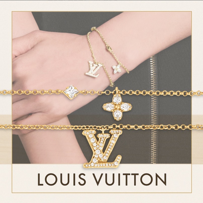 【LOUIS VUITTON】ブレスレット・レディ LV 100％正規品