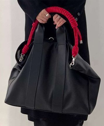 大容量トートバッグ ロープショルダー 2色