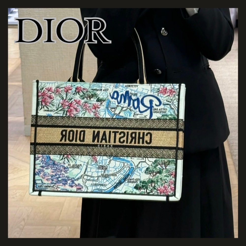 【一生モノの上質感】DIOR ブックトートミディアムバッグ