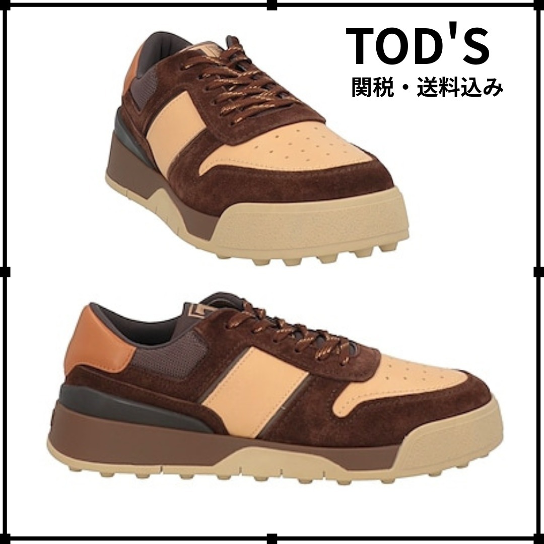 関税*送料込★TOD'S★ジュートソール ローカットスニーカー