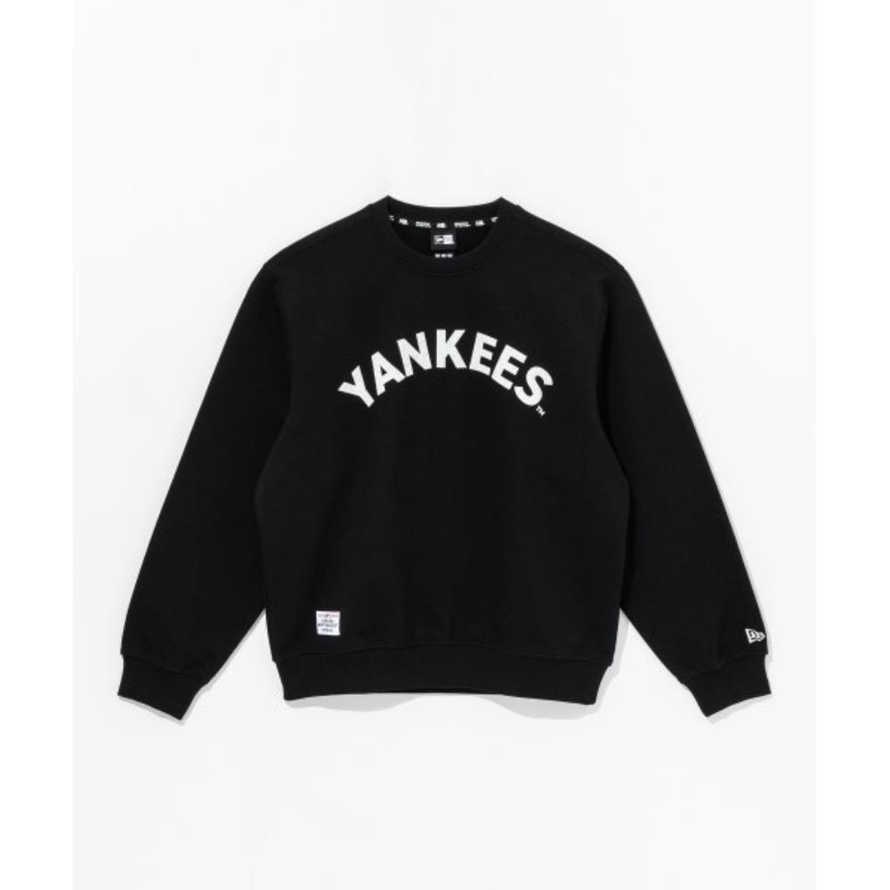 Tシャツ・カットソー New Era MLB New York Yankees Arch Logo Man to Man Black