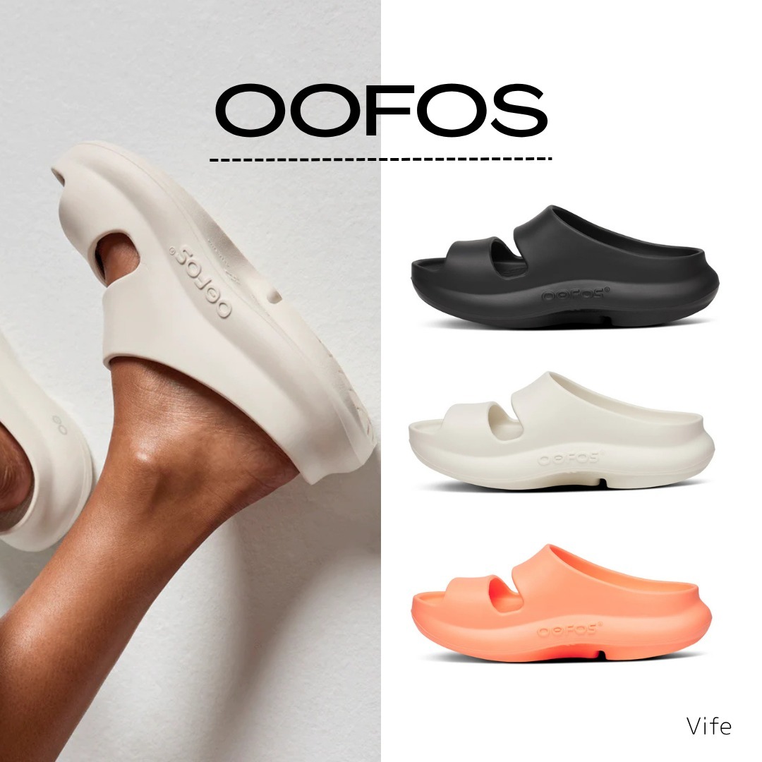 【OOFOS】OOyea ダブルストラップ リカバリーサンダル