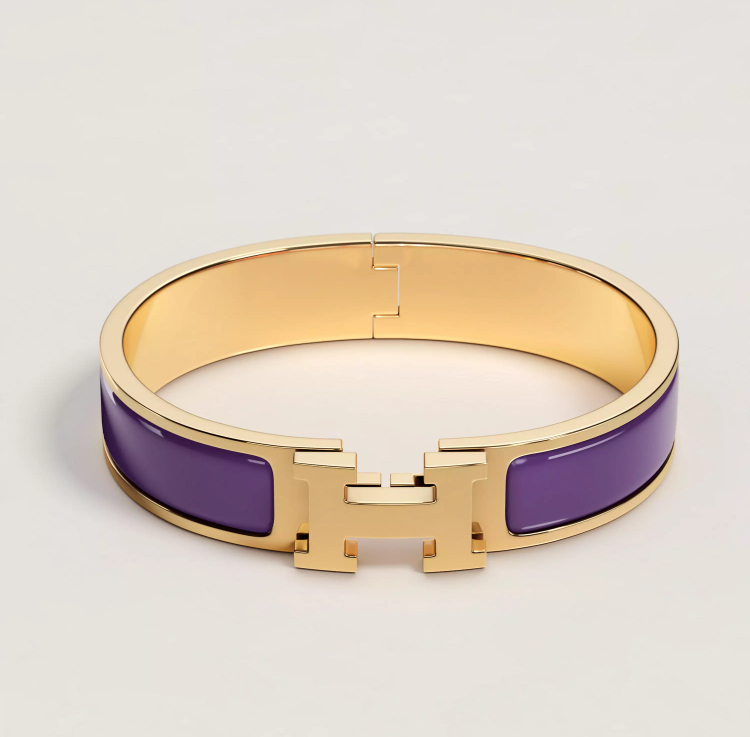 カラバリ豊富★【HERMES】エナメルブレスレット 《クリックH》