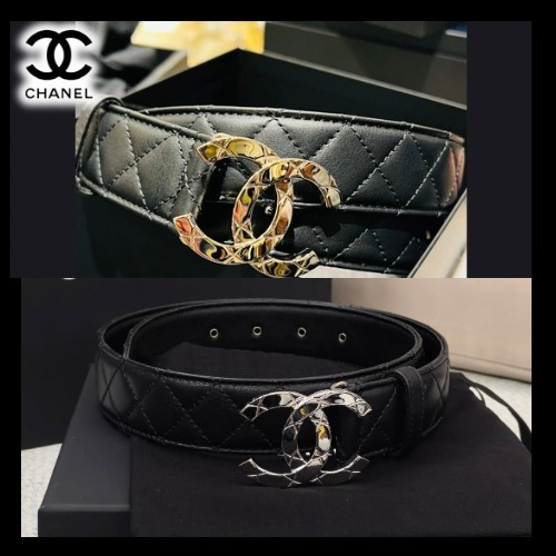 シンプルで上品♪サイズ調節可能☆CCマーク【CHANEL】ベルト
