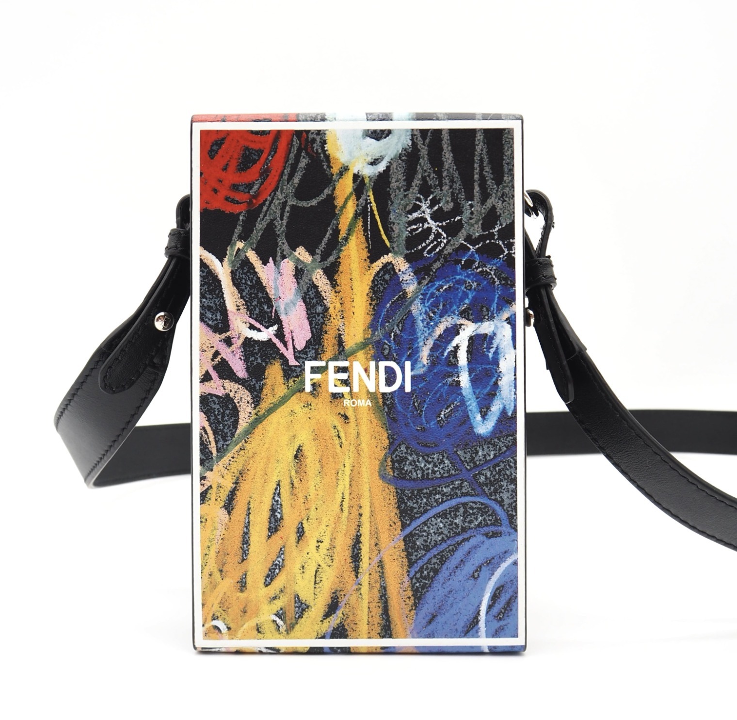 【FENDI 】グラフィティボックス ショルダーバッグ レザー
