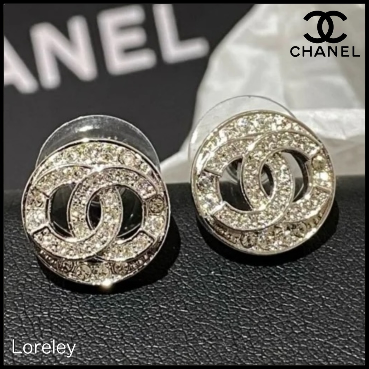 【お洒落で可愛い】CHANEL ピアス ロゴ