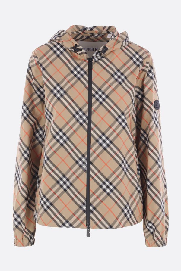 26AW Burberry チェック フーディッドジャケット