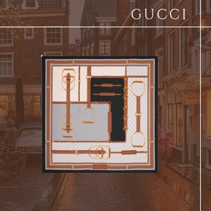 【GUCCI】スカーフ アイボリー