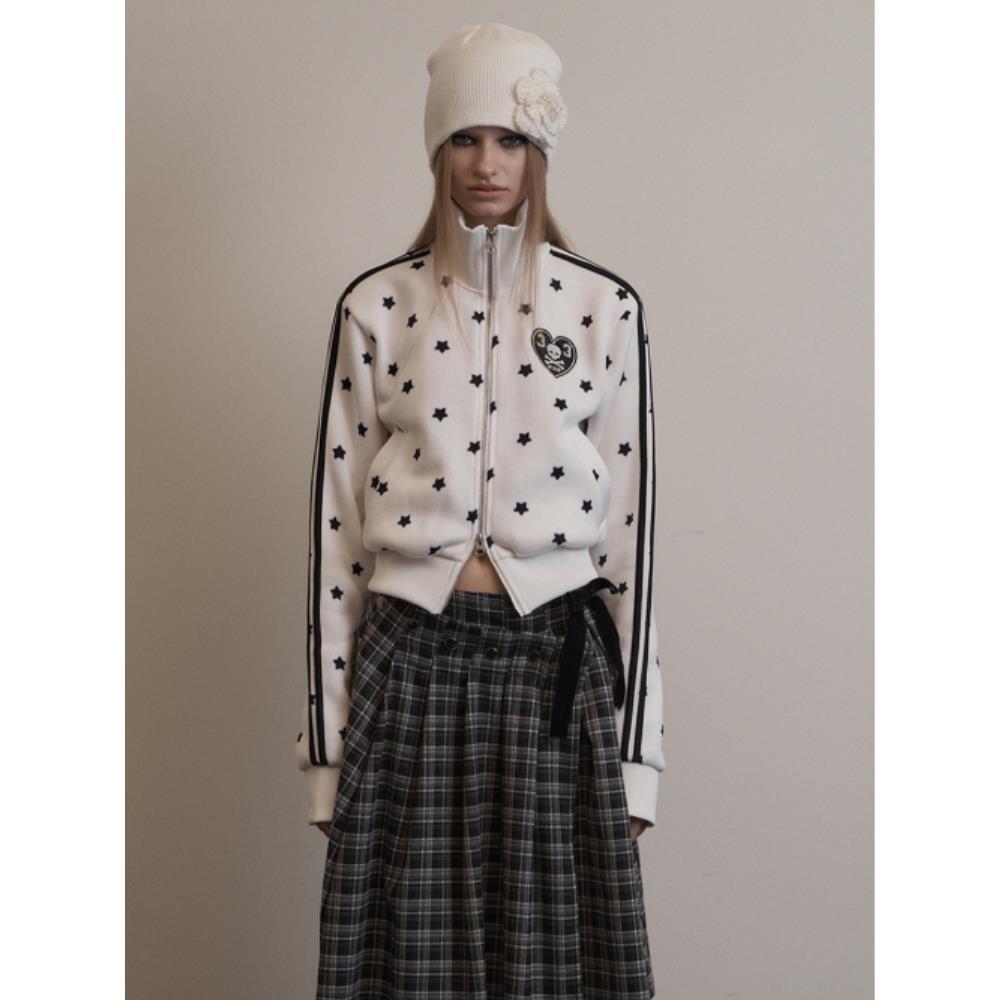 ★ SETUP-EXE★ STAR SPORTY ZIPUP WHITE 24WINTER035EXE