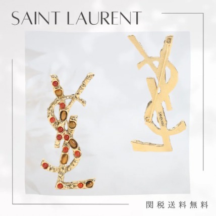 SAINT LAURENT【サンローラン】ゴールド ブローチ