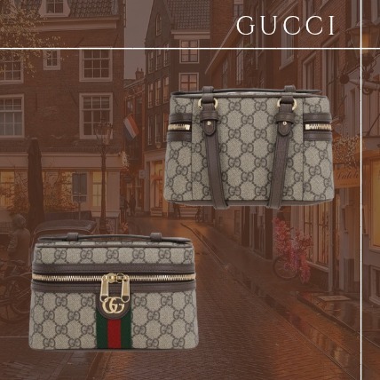 【GUCCI】オフディア バニティバッグ ベージュ