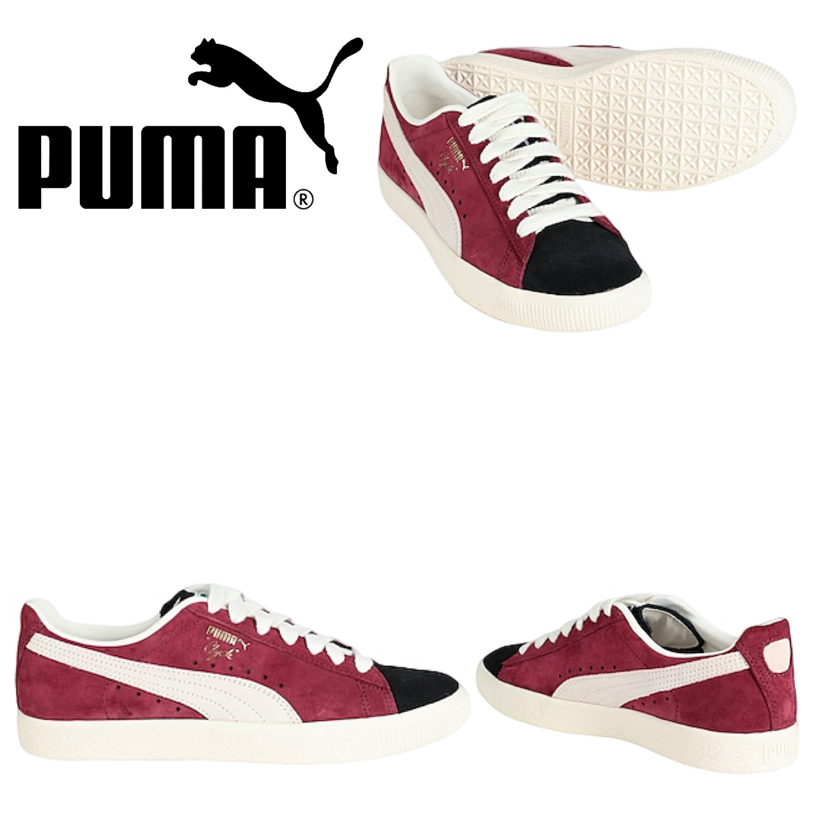 PUMA レディーススニーカー ガーネット