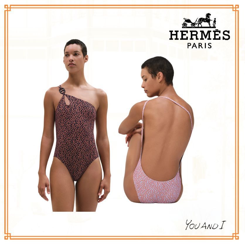 《大胆なワンショルで魅せる》【HERMES】エミルダ 水着