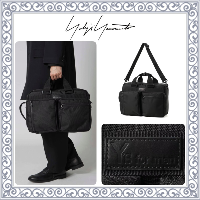 大人気!! YOHJI YAMAMOTO【Y's for men】3WAY レザー バッグ