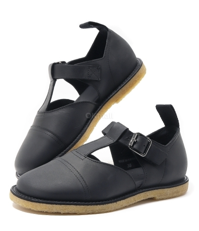 Margaret Howell｜SANDALS (MHL CREPE SOLE SANDAL - BLACK
