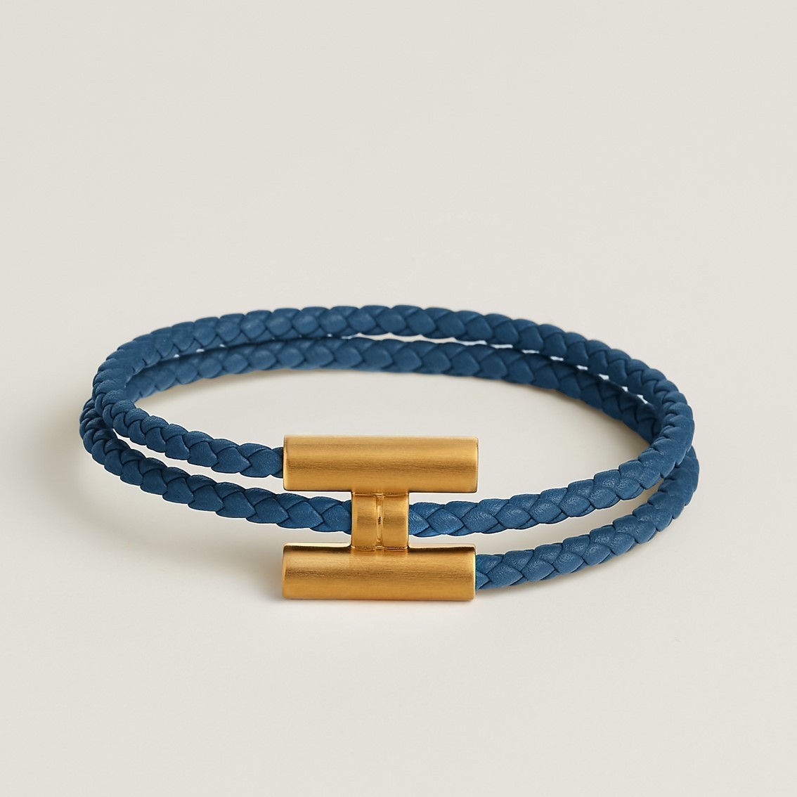 【トレッセ♪】HERMES レザーブレスレット《トゥルニ》